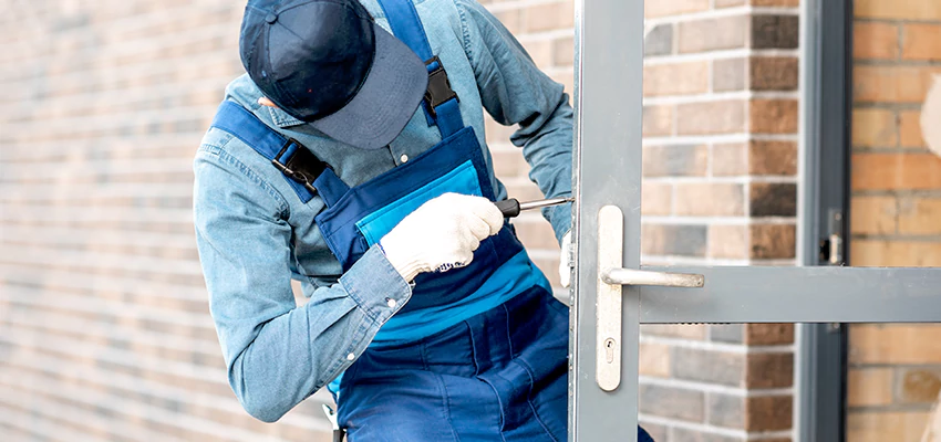 Pivot Storefront Door Locks Installation in Brea, California